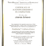 Certificate of Science