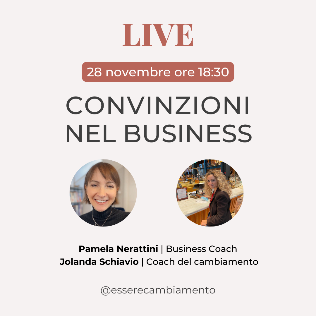 Convinzioni nel Business | LIVE Instagram