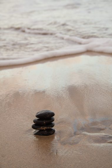 Pietre sulla spiaggia